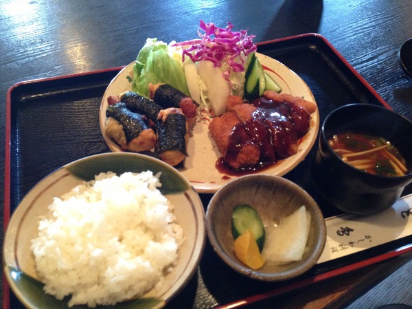 かしわ和風料理　　鳥栄　さんで　ランチ　☆