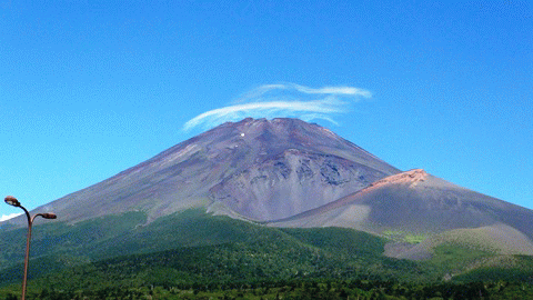 ★富士山笠雲★