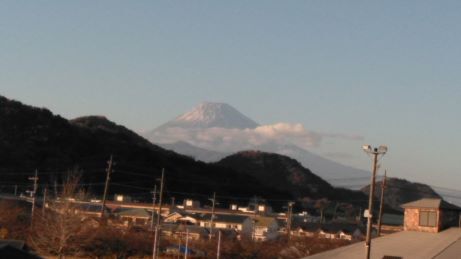 ★今日の富士山★狩野川リバーサイドパーク富士山