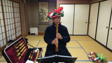 ★今日のお稽古★クリスマスムードで