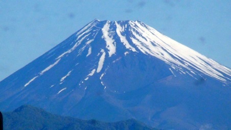 ★今日の富士山★トラ刈り模様