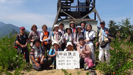 ★今月の山行★北杜市中山砦