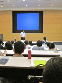 田中優さん　馬場利子さん　お話会