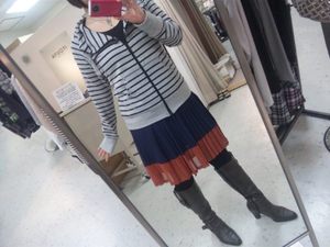 イザとなったらコートを着る。