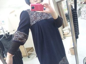 今日の服と記念撮影。