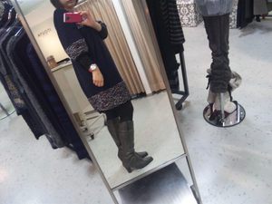 今日の服と記念撮影。