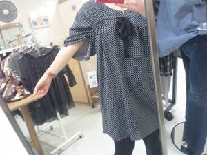 くしゅくしゅドット柄。