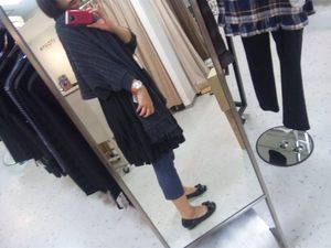 はおるストール、逆もあり。