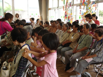 サロン・幼稚園・保育園　七夕の交流会