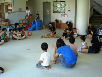 夏休み中の「ハッピールンルン」