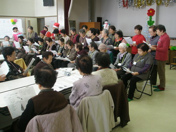 鶴亀兎ふれあいサロン合同クリスマス会