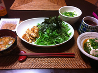 今日の夕飯
