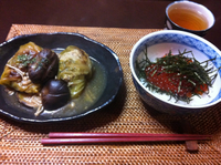 今日の夕飯 2012/01/30 20:41:08