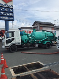 グリストラップ清掃！ 2014/11/05 08:40:21