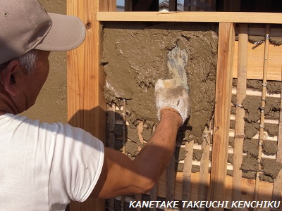 自然素材100％の断熱材「竹小舞土壁」一棟入魂の家造り　浜松市工務店　　㈱カネタケ竹内建築のこだわり