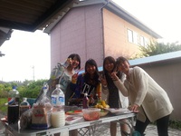 留学生とバーベキュー 2015/06/08 16:25:31