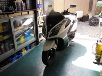 ダウンタウン１２５ i 　ブレーキパッド交換
