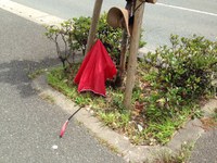浜松の女子高生が捨てていった傘
