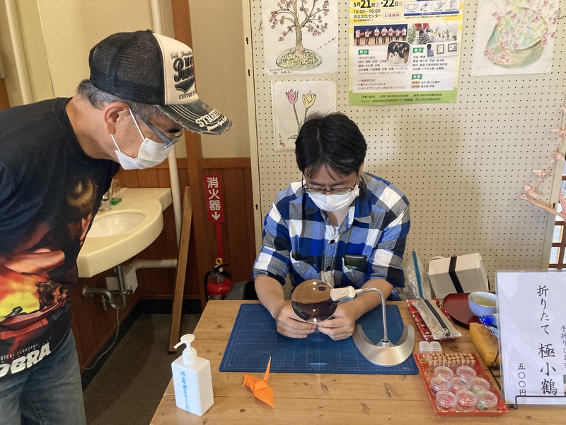 折りたて極小鶴