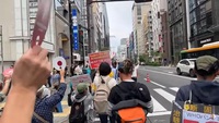【【正義の日】日本のWHO脱退を求む日比谷パレード参加しています
