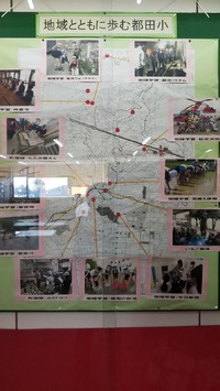 都田図書館　12月の展示は都田小学校