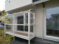 梅雨時に活躍するサンルーム