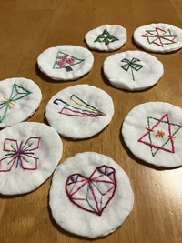 10月の背守り刺繍の会