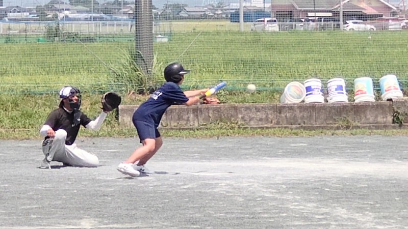 スポ少にて!