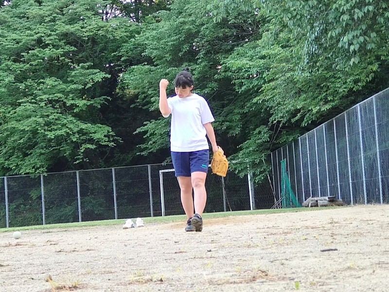 ピッチング自主練！