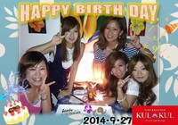 ＫＵＬＫＵＬでサプライズバースデー♪ 2014/09/28 21:31:48