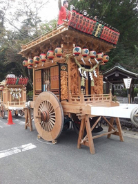 上野平地区のお祭り 2014/10/08 19:15:00