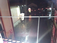 前夜祭は、大雨のため。 2013/10/25 20:07:20