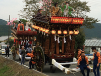 平成27年 森町天方地区の祭り その３ 2015/10/15 19:15:00