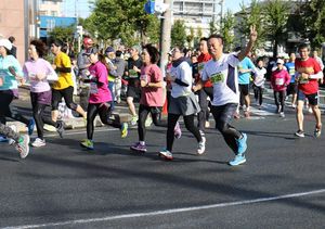初マラソン　と言っても５kmですが、、、