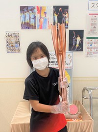 聖火リレーのトーチ！ 2021/09/15 11:21:58