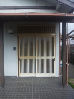 リフォーム玄関引戸