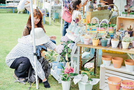 花マルシェ レポート＊花と雑貨のエリア