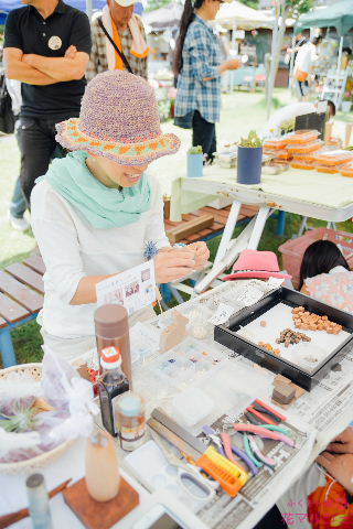花マルシェ レポート＊花と雑貨のエリア