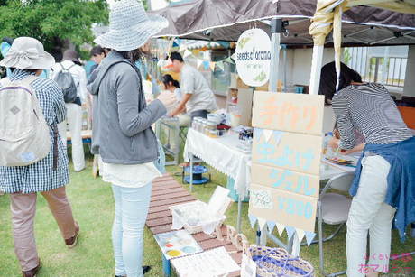 花マルシェ レポート＊花と雑貨のエリア