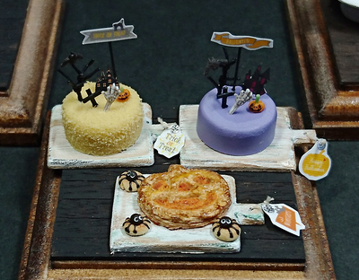 ﾐﾆﾁｭｱ 2016ハロウィン製作中 ケーキ