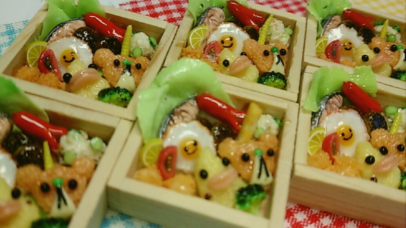 よくばりキャラ弁♥ ﾐﾆﾁｭｱﾄﾞｰﾙﾊｳｽ