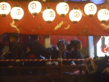 昨日の秋祭り最終日