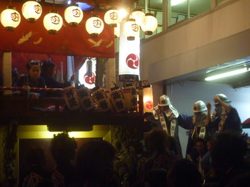 昨日の秋祭り最終日