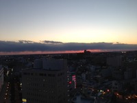 西の空
