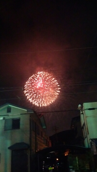 ∞お店から花火ナウ∞ 2013/08/03 20:46:18