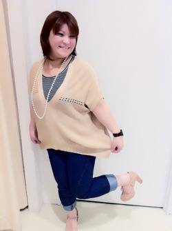 鹿の子ニット＼(^o^)／