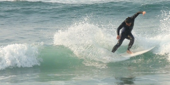 morning surfing