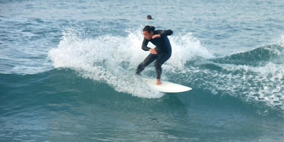 morning surfing
