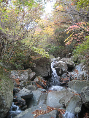 燃える山々・・・