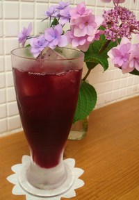自家製　ブラックベリーのジュース